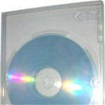 Cutie pentru 2 CD-uri, tava transparenta, 10,4 mm, NoName