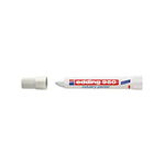 Marker permanent Edding 950 Industrial, corp plastic, varf rotund, 10mm, alb, Edding