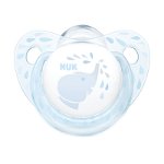 Suzeta M2 Baby Nuk, silicon, 6-18 luni, model elefant, Albastru
