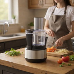 Blender si mini robot de bucatarie multifunctional RAF R.2872 600W 750ml, Tenq.ro