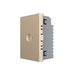 Modul intrerupator simplu cu touch Livolo standard Italian, Auriu, C9-VL-FC1-3AP