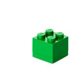 Mini cutie depozitare Lego 2x2 verde inchis 