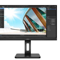 Monitor WLED 23.8 AOC Q24P2Q IPS WQHD 75Hz 4ms Negru
