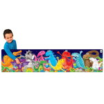 Puzzle The Learning Journey - Long & Tall, Dinozauri colorati, 51 piese