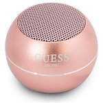 Boxa portabila Guess Mini Bluetooth Speaker, 3W, Autonomie 4 ore, Roz , Guess