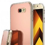 Husa Samsung Galaxy A7 2017 Ringke MIRROR ROSE GOLD + BONUS folie protectie display Ringke, Ringke