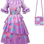 Set rochie si geanta pentru copii Amycute, poliester, multicolor