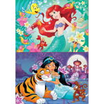 Puzzle Educa - Ariel + Jasmin, 2x48 piese (18213), Educa