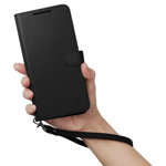 Husa cu snur Spigen Wallet S Plus compatibila cu Samsung Galaxy S23 Plus Black, Spigen