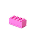 Mini cutie depozitare LEGO 2x4 roz