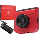 Camera video auto 70mai Dash Cam A400 Red + Rear Camera RC09