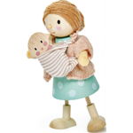 Figurine din lemn - D-na Goodwood cu bebelus, Roldc