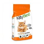 SANICAT Kittyfriend, neparfumat, așternut igienic pisici, granule, bentonită, aglomerant, fără praf, 10l, Sanicat