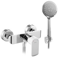 Baterie de dus Bloom alb crom, Rea Baterie de dus Bloom alb crom, Rea