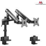 Maclean MC-812 Desk holder 2 LED screens 17-32 ''2x8kg vesa 75x75 and 100x100, MACLEAN