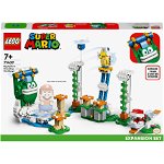 Jucarie 71409 Super Mario Maxi Spikes Cloud Challenge Expansion Set Construction Toy (Set with 3 Enemy Figures Includes Boomerang Brother and Piranha Plant), LEGO