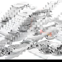 Robot de bucatarie MPM Kasia Plus MRK-11, 800W, 1,5L, 1L, 3 viteze, accesorii incluse