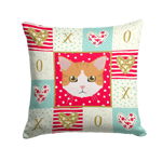 Caroline`s Treasures Oriental Longhair Cat Love Fabric pernă decorativă Multicolore 14Hx14W, 
