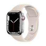 Ceas SmartWatch Apple SERIA 7 GPS+Cellular, Silver Stainless Steel, 41mm