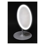 Oglinda cu LED Tendance, sticla, 18x18x32 cm - Tendance, Gri & Argintiu, Tendance