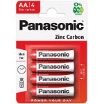 Baterii PANASONIC Red Zinc R6RZ/AA, 4 bucati