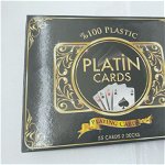 Carti de joc 100 % plastic Star Platin