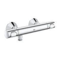 Baterie dus Grohe Precision Flow 34840000, 1/2, aparenta, termostat, protectie oparire, EcoButton, filtru impuritati, Crom, Grohe Baterie dus Grohe Precision Flow 34840000, 1/2, aparenta, termostat, protectie oparire, EcoButton, filtru impuritati, Crom, Grohe
