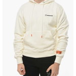 Heron Preston Ctnmb Tape Hoodie Sweatshirt With Contrasting Logo Lettering White