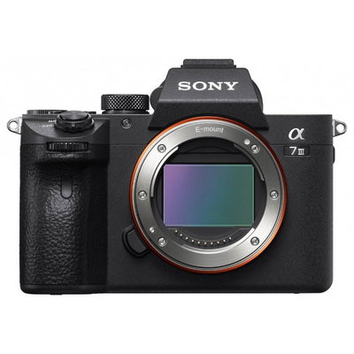 Aparat foto Sony A7 Mark III Mirrorless, 24 MP, WiFi, Bluetooth, Senzor Full Frame, Montura Sony FE