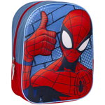 Rucsac 3D Spiderman, 25x31x10 cm, Cerda