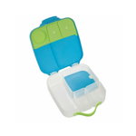 Caserola compartimentata maxi LunchBox Albastru/Verde, 1 bucata, Bbox, Bbox