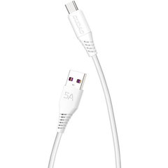 USB-C L2T, 5A, 1m (Alb), Dudao