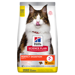 Hrana uscata pisici, Hill's Science Plan Feline Adult Perfect Digestion, 3 kg, Hills Hrana uscata pisici, Hill's Science Plan Feline Adult Perfect Digestion, 3 kg, Hills