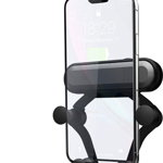 Suport auto universal pentru smartphone prindere la gurile de ventilare masina Platinet, Omega