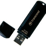 Memorie USB Jetflash 700 64GB USB 3.0 neagra, Transcend