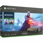 Consola Microsoft Xbox One X - 1TB Battlefield V Gold Rush Special Edition Bundle