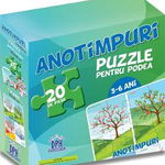 Anotimpuri. Puzzle pentru podea 50/70 + afiș 50/70 - Hardcover - *** - Didactica Publishing House, 