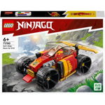 LEGO® Ninjago - Masina de curse EVO ninja a lui Kai 71780, 94 piese, Multicolor