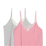 Imbracaminte Femei Flora by Flora Nikrooz Lace V-Neck Camisole - Pack of 2 H Grey