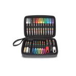 Mapa PVC UNIBALL, echipata cu 24 de markere, 26x18x5. 5cm (bx1), Posca (M1213),