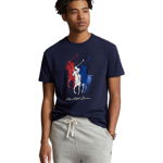 Imbracaminte Barbati Polo Ralph Lauren Classic Fit Big Pony Jersey T-Shirt Cruise Navy, Polo Ralph Lauren
