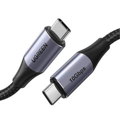 Cablu Ugreen USB-C la USB-C 3.2 Gen 2, 4K Video Monitor Display, 10Gbps Data Transfer, 240W Power Delivery, 1m, Negru