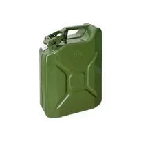 Canistra din metal pentru combustibil, Strend Pro JerriCan, verde, 10 L