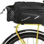 Wozinsky Geanta pentru suport pentru biciclete Wozinsky cu curea de umar 9L (Husa de ploaie inclusa) Negru (WBB22BK), Wozinsky