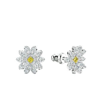 Eternal flower stud pierced earrings 5518145, Swarovski