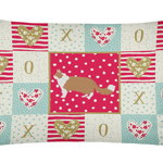 Caroline`s Treasures Norvegiană Forest # 2 Cat Love Canvas Fabric pernă decorativă, rosu Multicolore 12H x16W, 