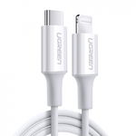 Cablu, UGREEN, tip Lightning la USB-C, 3A, US171, 2 m, Alb