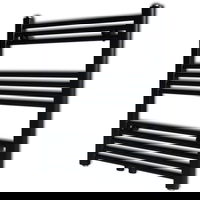Radiator port-prosop incalzire centrala baie drept 600x764 mm negru Radiator port-prosop incalzire centrala baie drept 600x764 mm negru