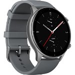 Smartwatch Huami Amazfit GTR 2e, Display AMOLED 1.39", Bluetooth, Bratara Silicon 47mm, Android/iOS (Gri)
