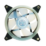 Set 3 ventilatoare Segotep Pro Vibrant 120mm iluminare RGB, iluminare